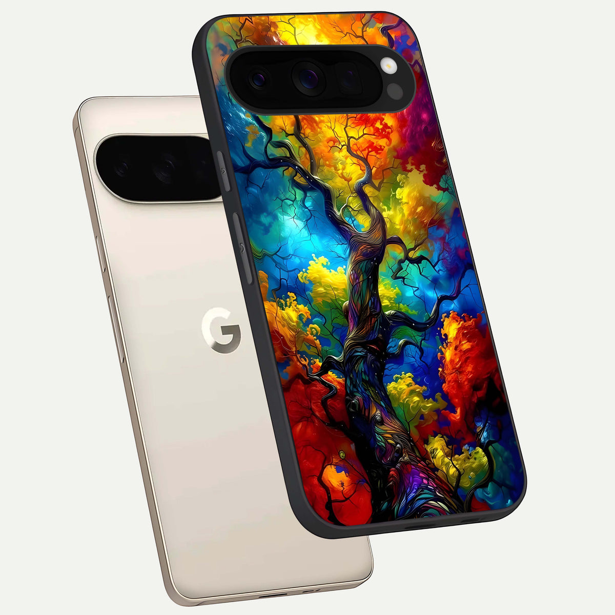  Colorful Soda Bottles phone case For Google Pixel 10 Pro XL showing premium glass back cover with detailed artwork