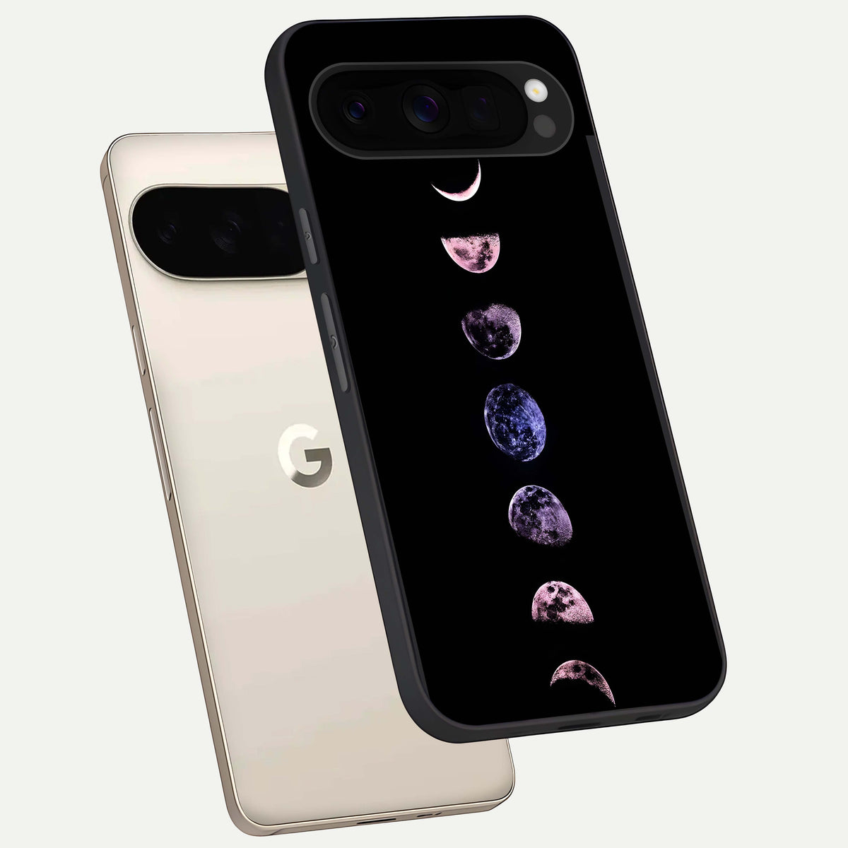  Crimson All Planets phone case For Google Pixel 10 Pro XL showing premium glass back cover with detailed artwork