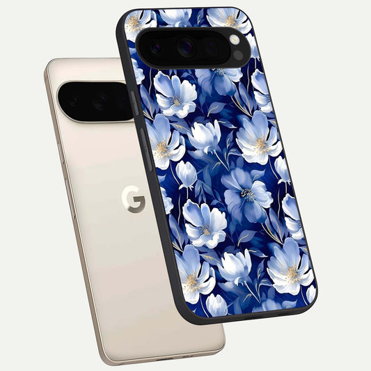 Cute Floral Patterns phone case For Google Pixel 10 Pro XL showing premium glass back cover with detailed artwork