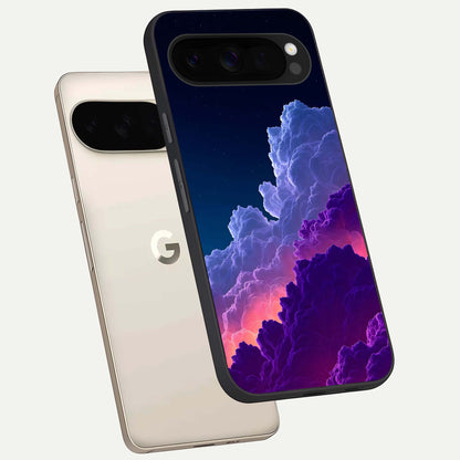  Dreamy Cloud Skies phone case For Google Pixel 10 Pro XL showing premium glass back cover with detailed artwork