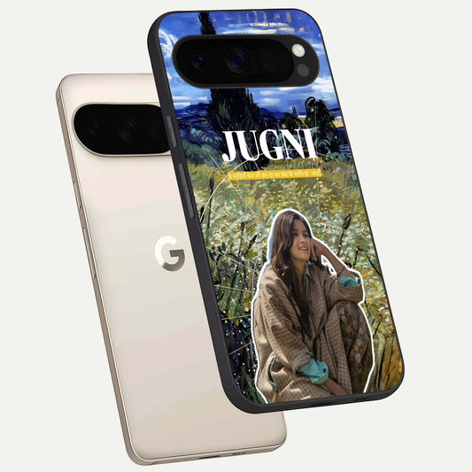  Jugni Soul Vibes phone case For Google Pixel 10 Pro XL showing premium glass back cover with detailed artwork
