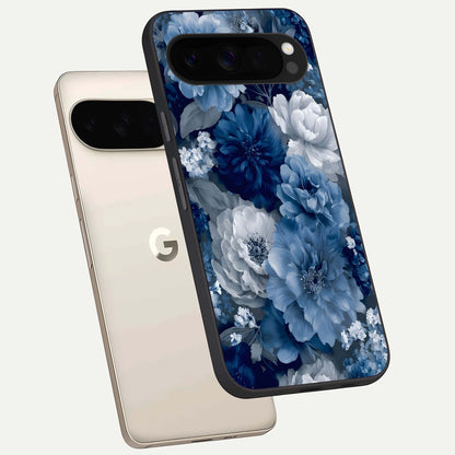  Royal Bloom Garden phone case For Google Pixel 10 Pro XL showing premium glass back cover with detailed artwork