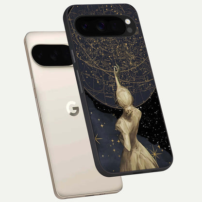  Taylor Swift Girl phone case For Google Pixel 10 Pro XL showing premium glass back cover with detailed artwork