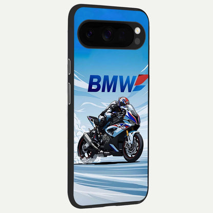  BMW Power Drift back cover For Google Pixel 10 Pro XL slim fit glass case with vibrant aesthetic design