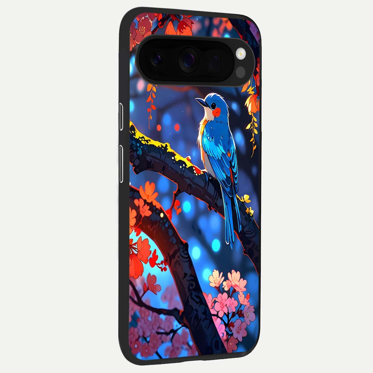  Blooming Water Drift back cover For Google Pixel 10 Pro XL slim fit glass case with vibrant aesthetic design