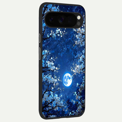  Blossom Moonlight Sky back cover For Google Pixel 10 Pro XL slim fit glass case with vibrant aesthetic design