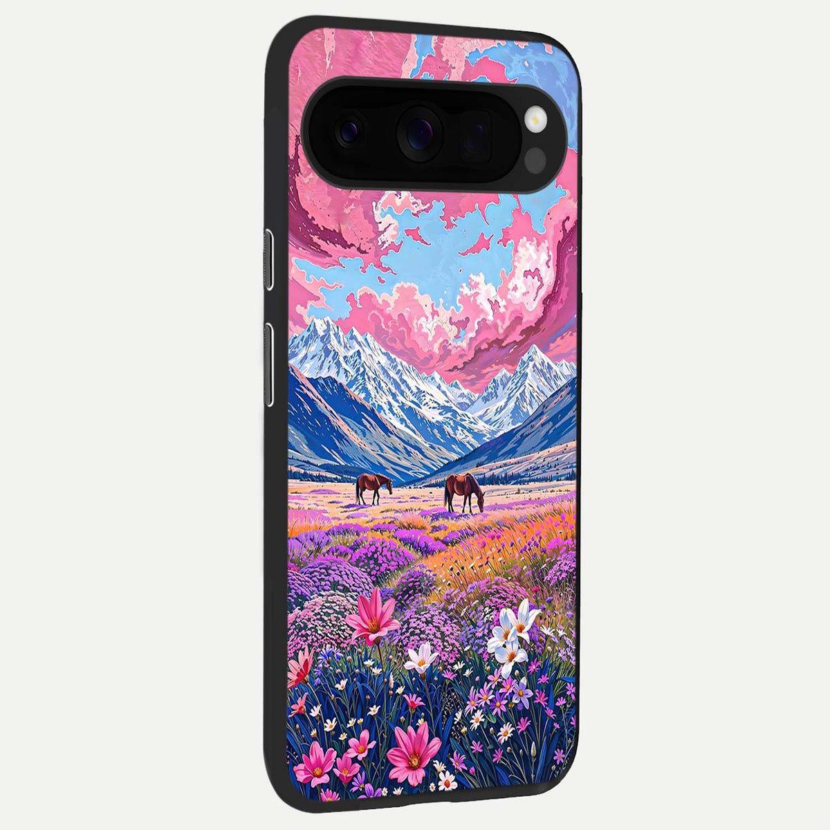  Blossom Valley Dream back cover For Google Pixel 10 Pro XL slim fit glass case with vibrant aesthetic design