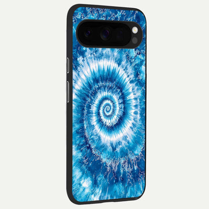  Blue Galaxy Wave back cover For Google Pixel 10 Pro XL slim fit glass case with vibrant aesthetic design