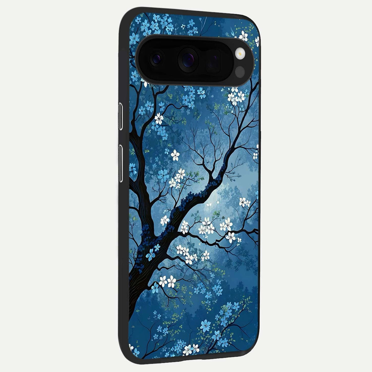  Blue Tree Serenity back cover For Google Pixel 10 Pro XL slim fit glass case with vibrant aesthetic design