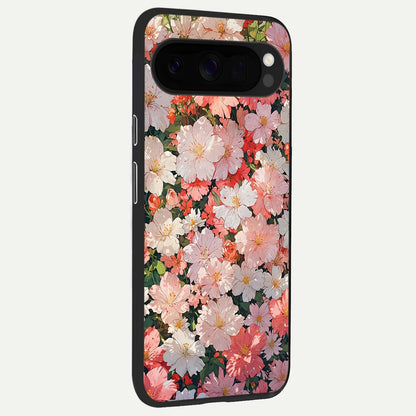  Blush Bloom Field back cover For Google Pixel 10 Pro XL slim fit glass case with vibrant aesthetic design