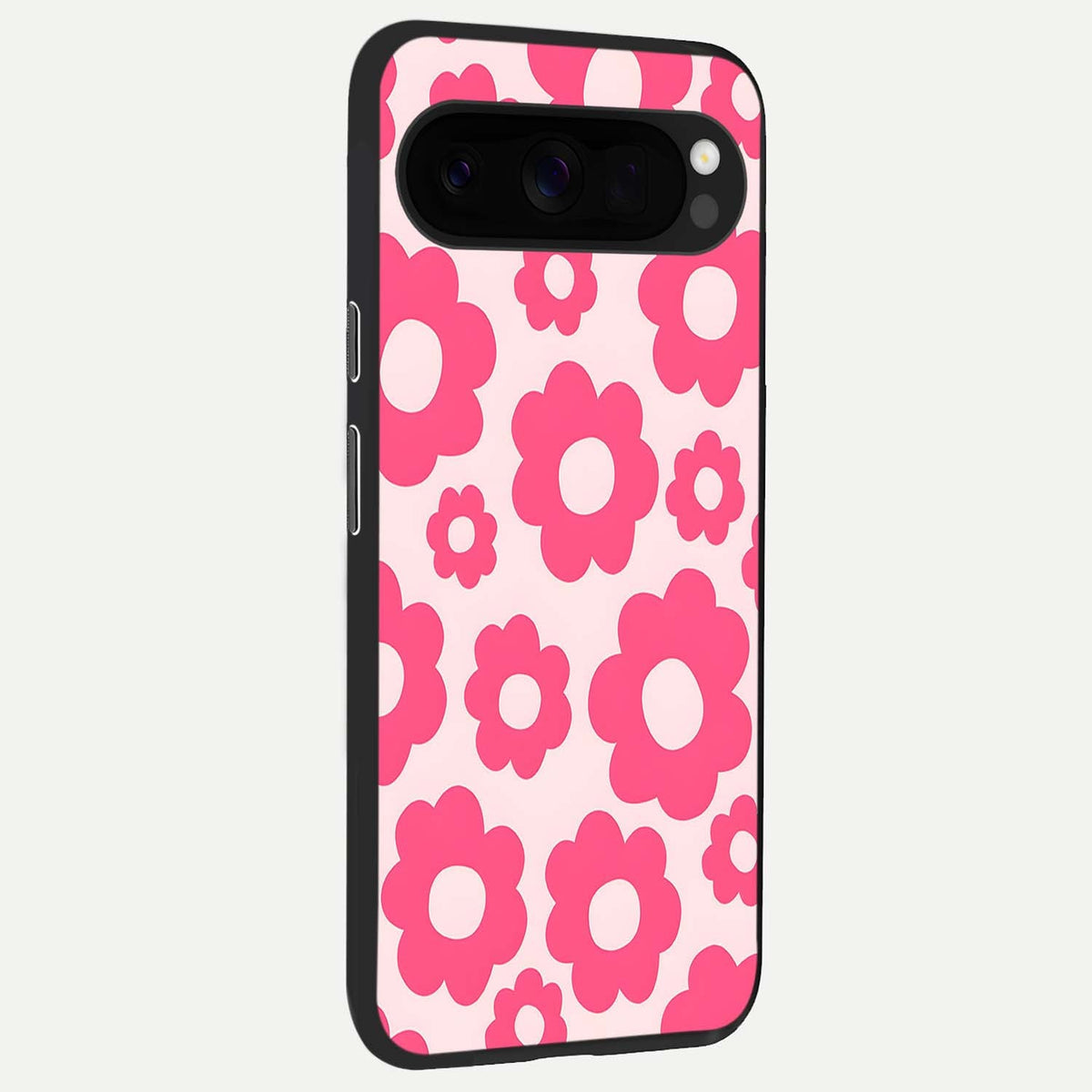  Blush Flower Pop back cover For Google Pixel 10 Pro XL slim fit glass case with vibrant aesthetic design