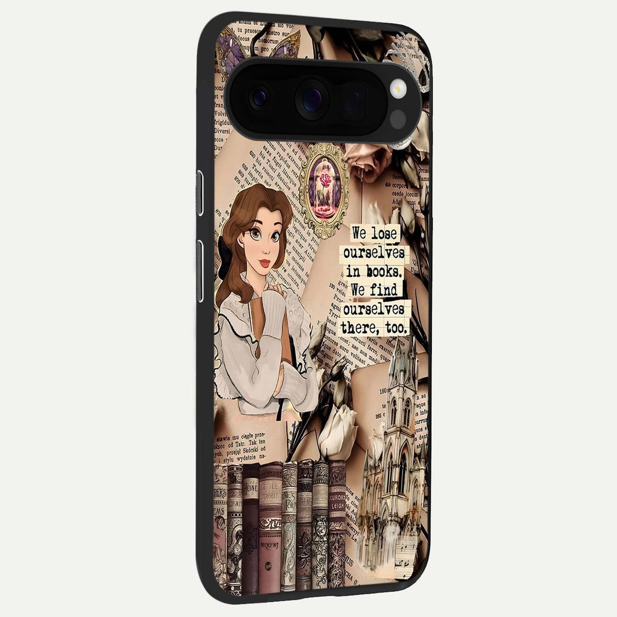  Bookish Dream World back cover For Google Pixel 10 Pro XL slim fit glass case with vibrant aesthetic design