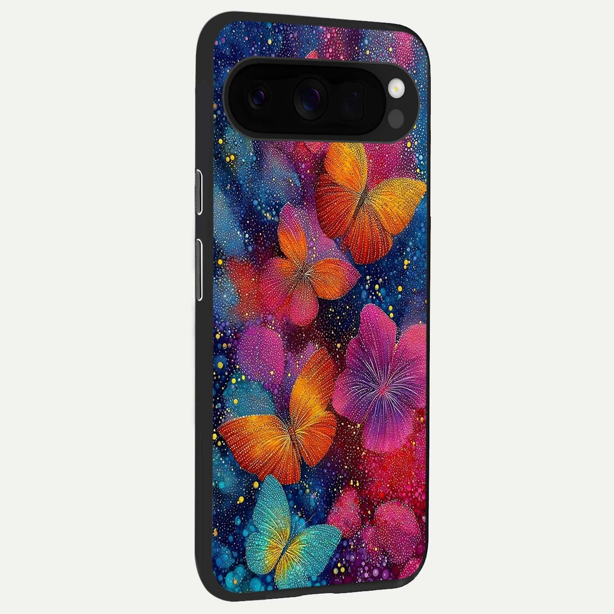  Butterfly Dream Mist back cover For Google Pixel 10 Pro XL slim fit glass case with vibrant aesthetic design