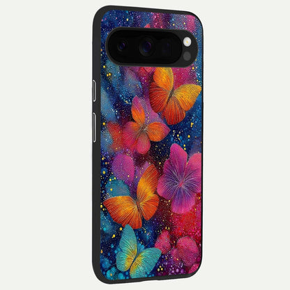  Butterfly Dream Mist back cover For Google Pixel 10 Pro XL slim fit glass case with vibrant aesthetic design