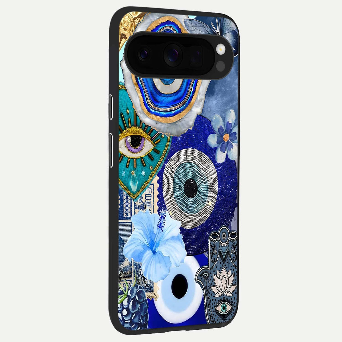  Celestial Blue Vision back cover For Google Pixel 10 Pro XL slim fit glass case with vibrant aesthetic design