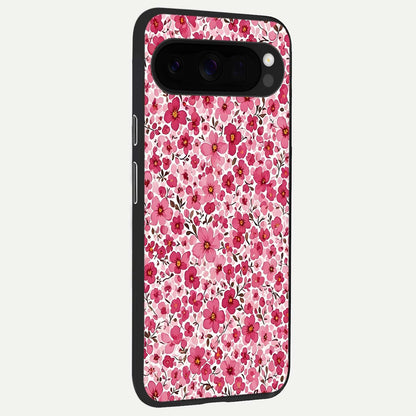  Cherry Blossom Charm back cover For Google Pixel 10 Pro XL slim fit glass case with vibrant aesthetic design