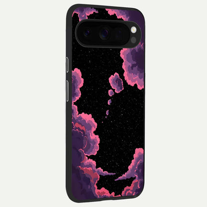  Cosmic Cloud Journey back cover For Google Pixel 10 Pro XL slim fit glass case with vibrant aesthetic design