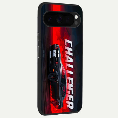  Crimson Challenger Fury back cover For Google Pixel 10 Pro XL slim fit glass case with vibrant aesthetic design