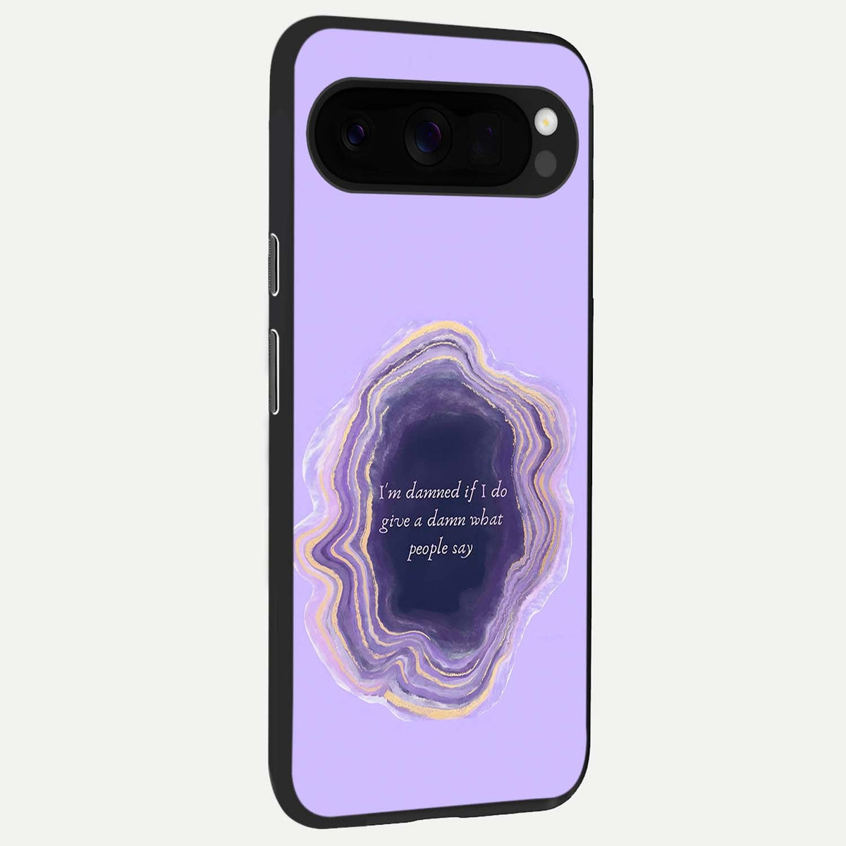  Damned People Quote back cover For Google Pixel 10 Pro XL slim fit glass case with vibrant aesthetic design