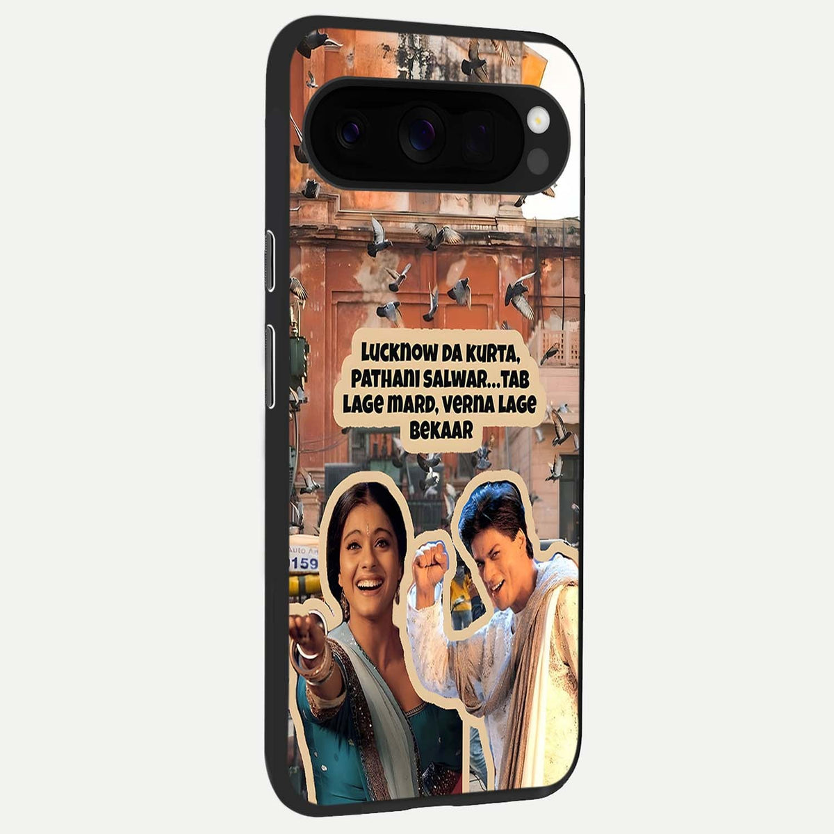  Desi Retro Vibes back cover For Google Pixel 10 Pro XL slim fit glass case with vibrant aesthetic design