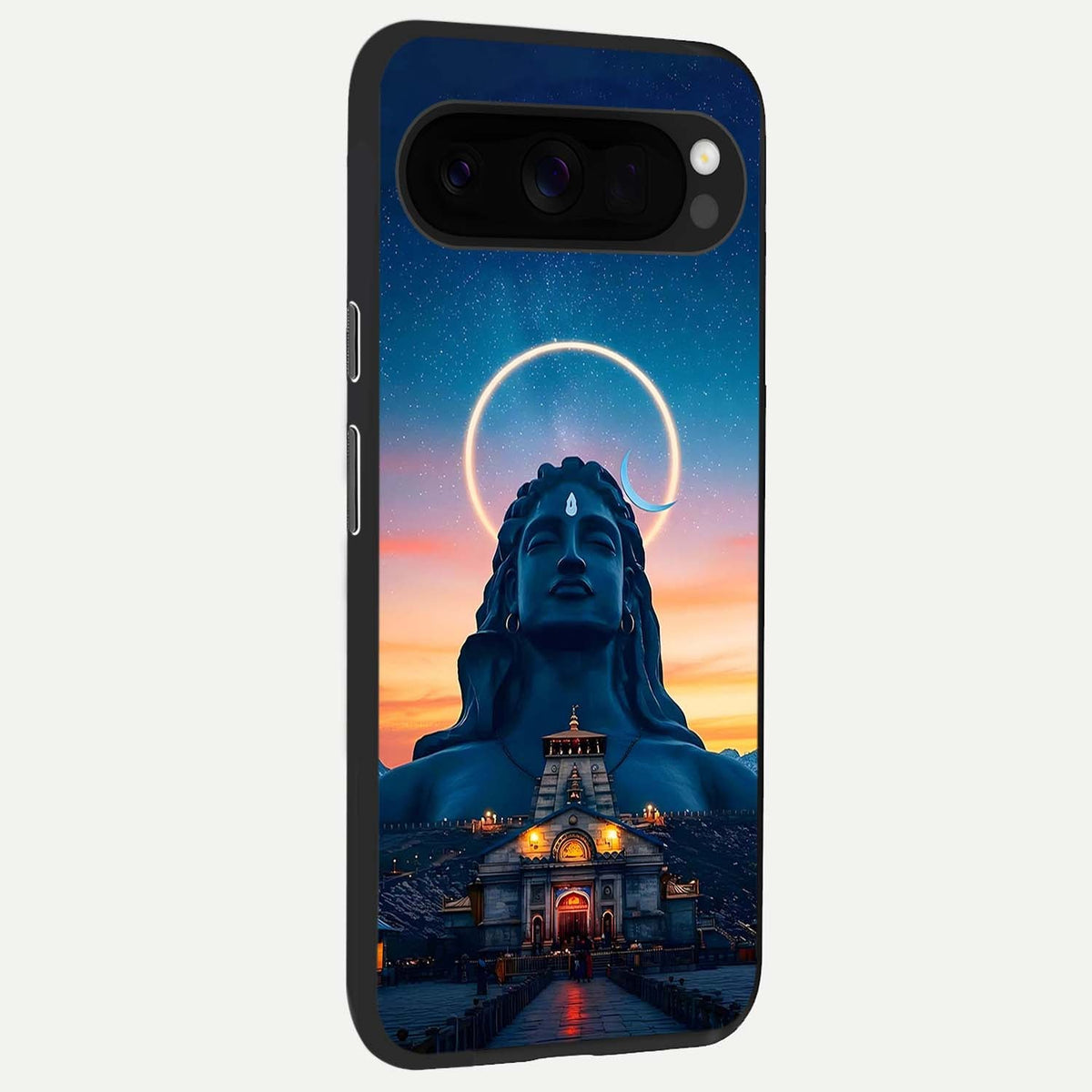  Eternal Shiva Aura back cover For Google Pixel 10 Pro XL slim fit glass case with vibrant aesthetic design
