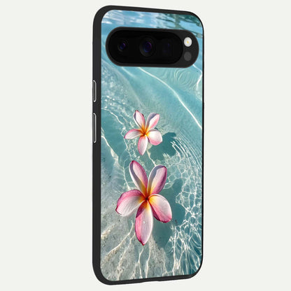  Floating Bloom Bliss back cover For Google Pixel 10 Pro XL slim fit glass case with vibrant aesthetic design