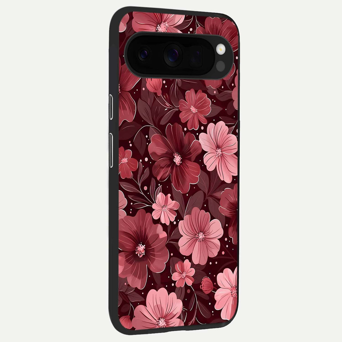  Flower Blush Bloom back cover For Google Pixel 10 Pro XL slim fit glass case with vibrant aesthetic design