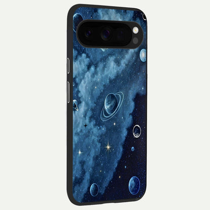  Galaxy Dream Space back cover For Google Pixel 10 Pro XL slim fit glass case with vibrant aesthetic design
