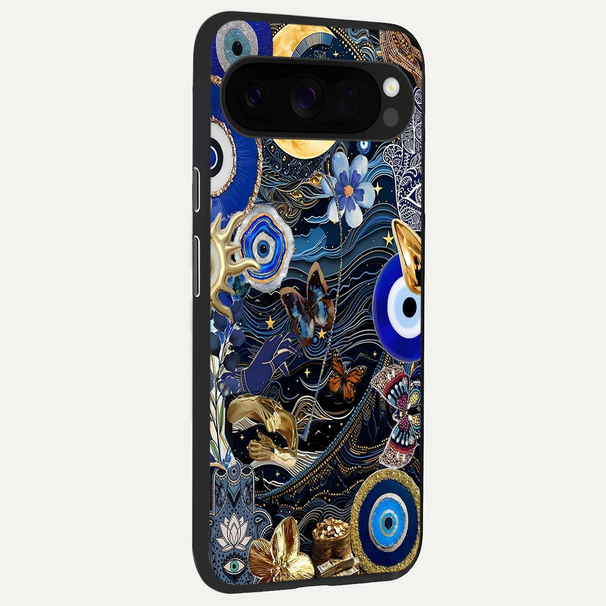  Golden Moon Magic back cover For Google Pixel 10 Pro XL slim fit glass case with vibrant aesthetic design
