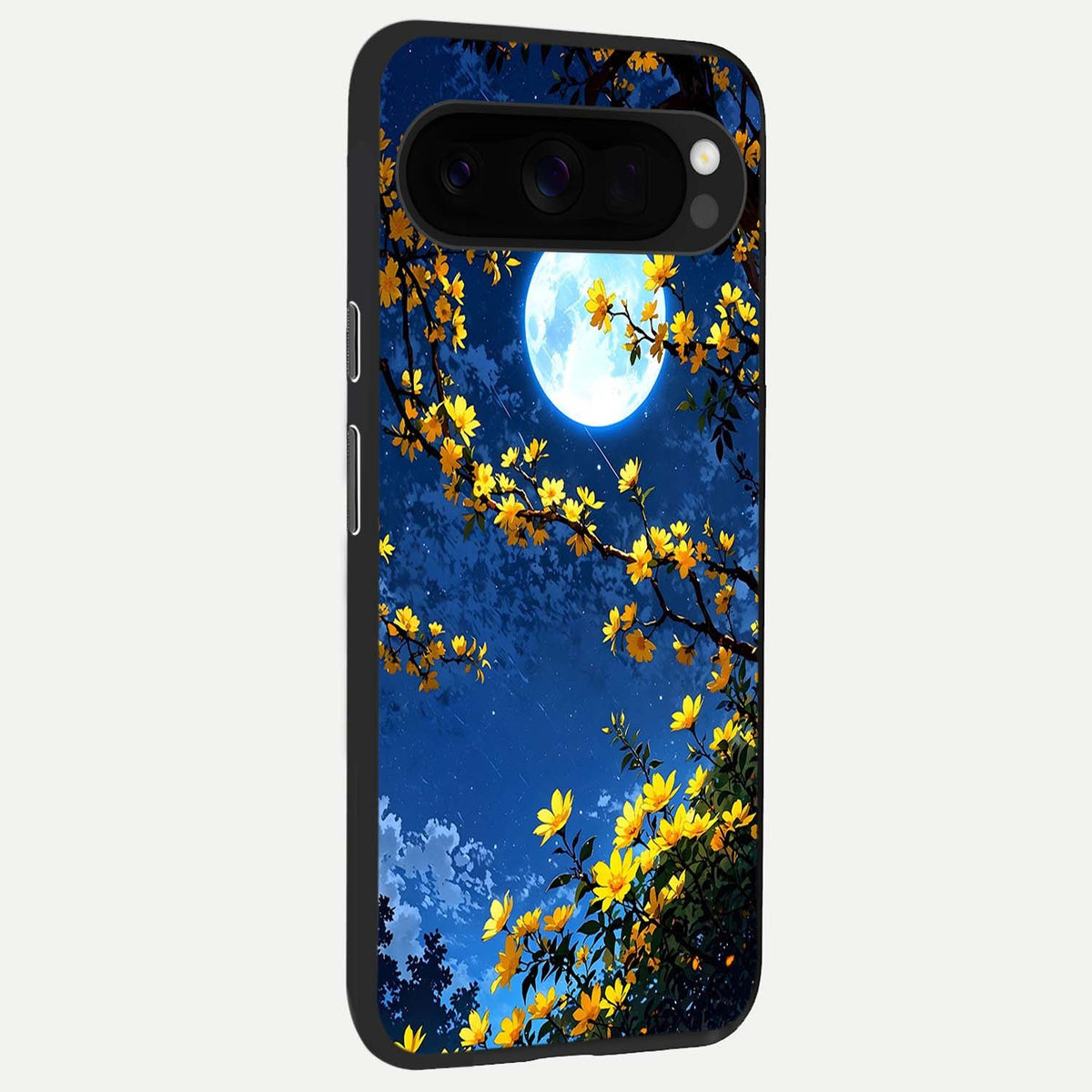 Golden Night Glow back cover For Google Pixel 10 Pro XL slim fit glass case with vibrant aesthetic design