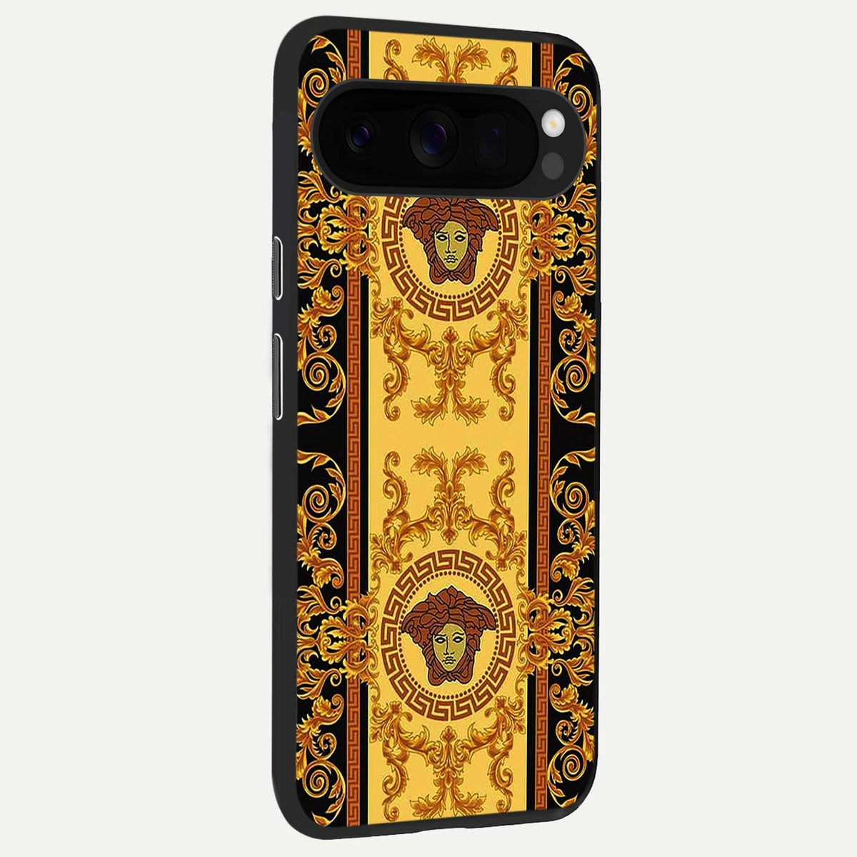  Golden Royal Heritage back cover For Google Pixel 10 Pro XL slim fit glass case with vibrant aesthetic design