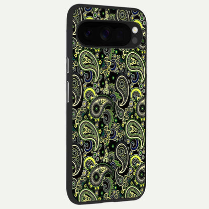  Green Lemon back cover For Google Pixel 10 Pro XL slim fit glass case with vibrant aesthetic design