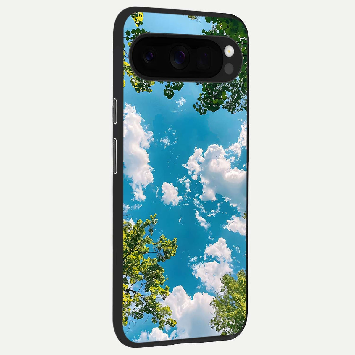  Green Moon Energy back cover For Google Pixel 10 Pro XL slim fit glass case with vibrant aesthetic design