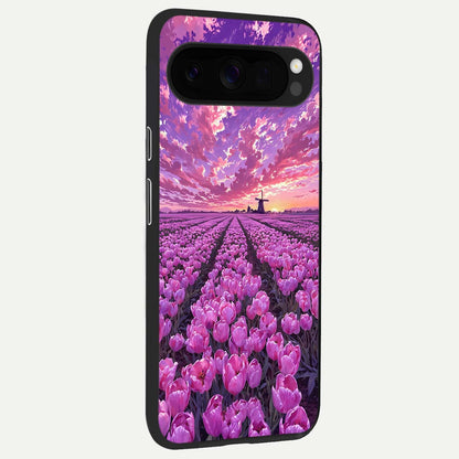  Lavender Dream Skies back cover For Google Pixel 10 Pro XL slim fit glass case with vibrant aesthetic design