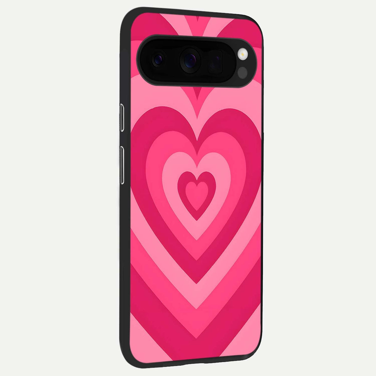  Layered Love Hearts back cover For Google Pixel 10 Pro XL slim fit glass case with vibrant aesthetic design