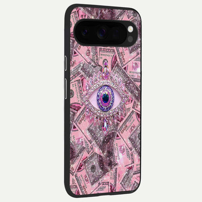  Money Eye Luxe back cover For Google Pixel 10 Pro XL slim fit glass case with vibrant aesthetic design
