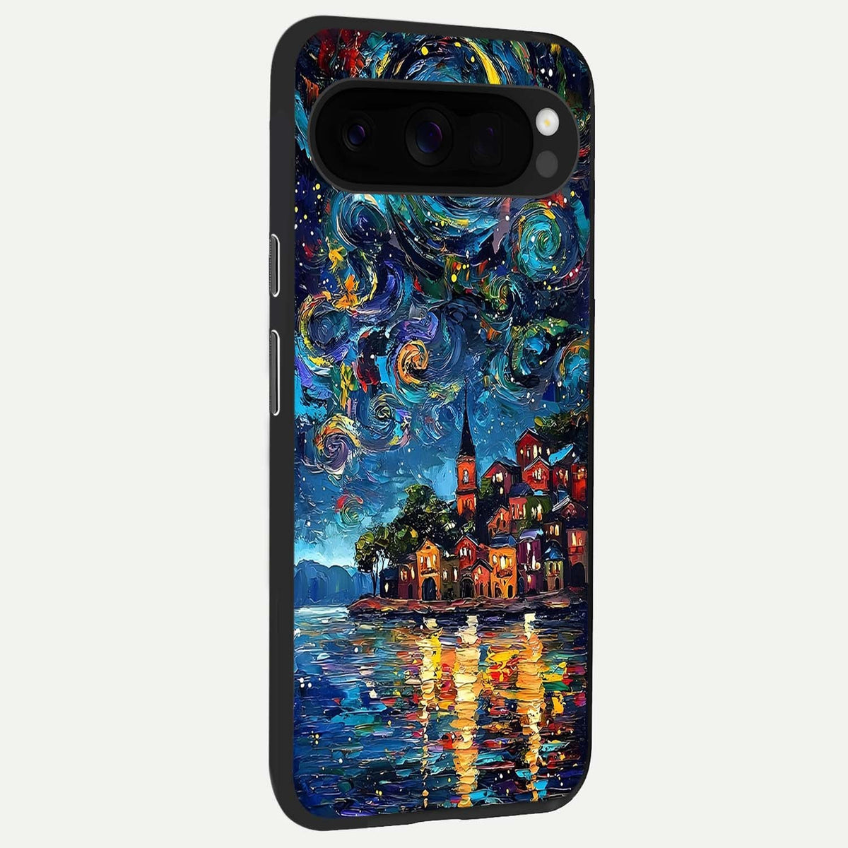  Moonlight Harbor Glow back cover For Google Pixel 10 Pro XL slim fit glass case with vibrant aesthetic design