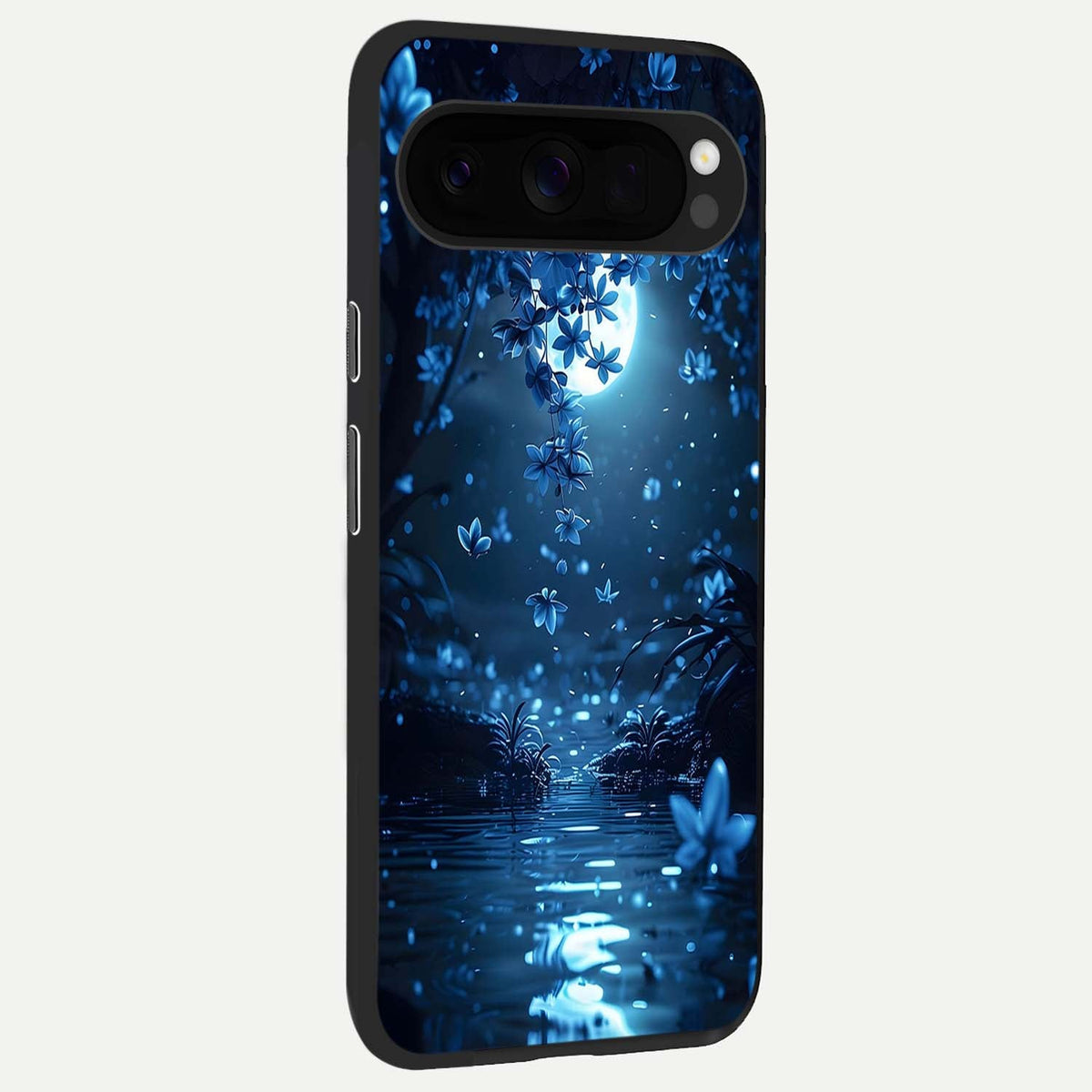  Moonlight Petal Dream back cover For Google Pixel 10 Pro XL slim fit glass case with vibrant aesthetic design