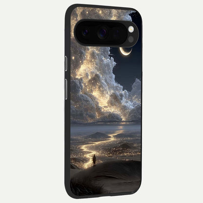  Moonlight Spark Path back cover For Google Pixel 10 Pro XL slim fit glass case with vibrant aesthetic design