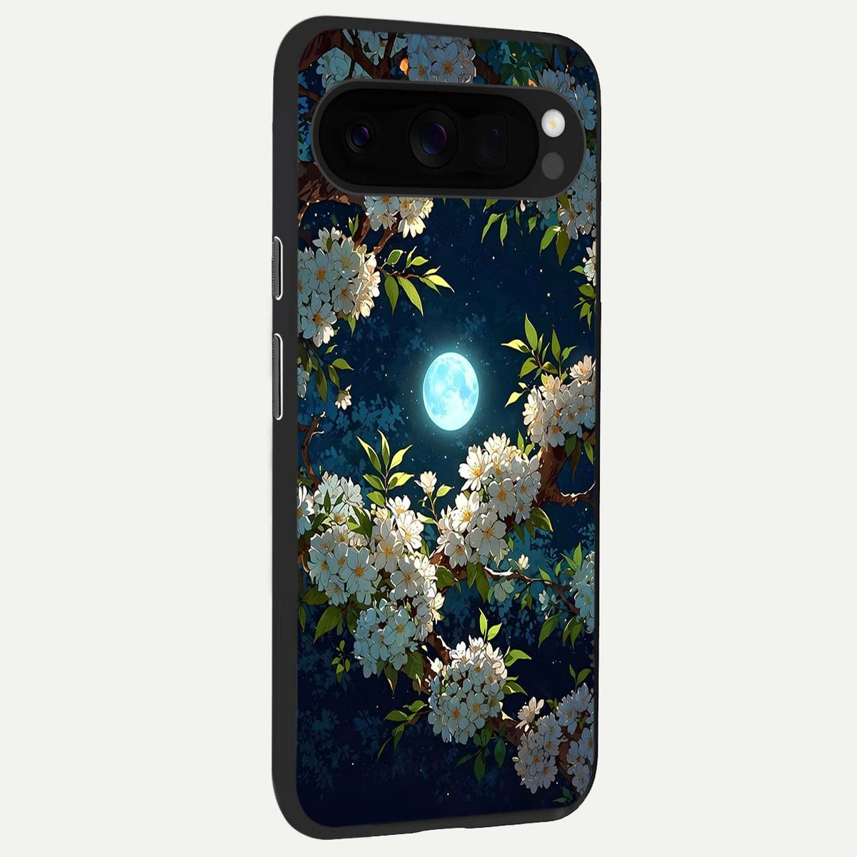  Moonlit Blossom Dream back cover For Google Pixel 10 Pro XL slim fit glass case with vibrant aesthetic design