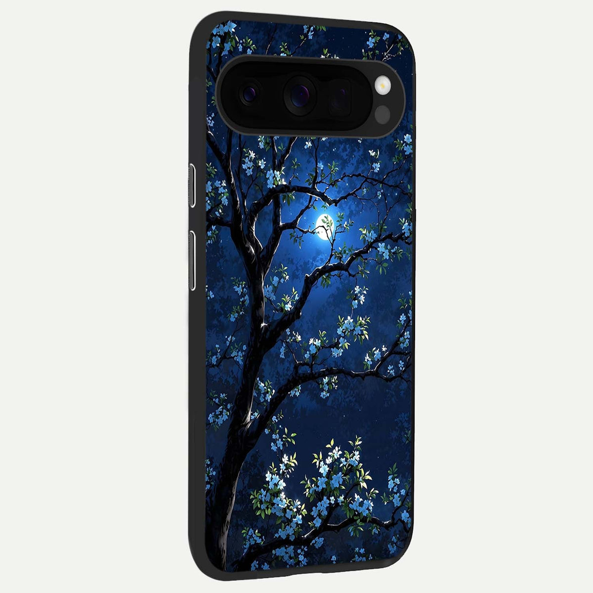  Mystic Floral Night back cover For Google Pixel 10 Pro XL slim fit glass case with vibrant aesthetic design
