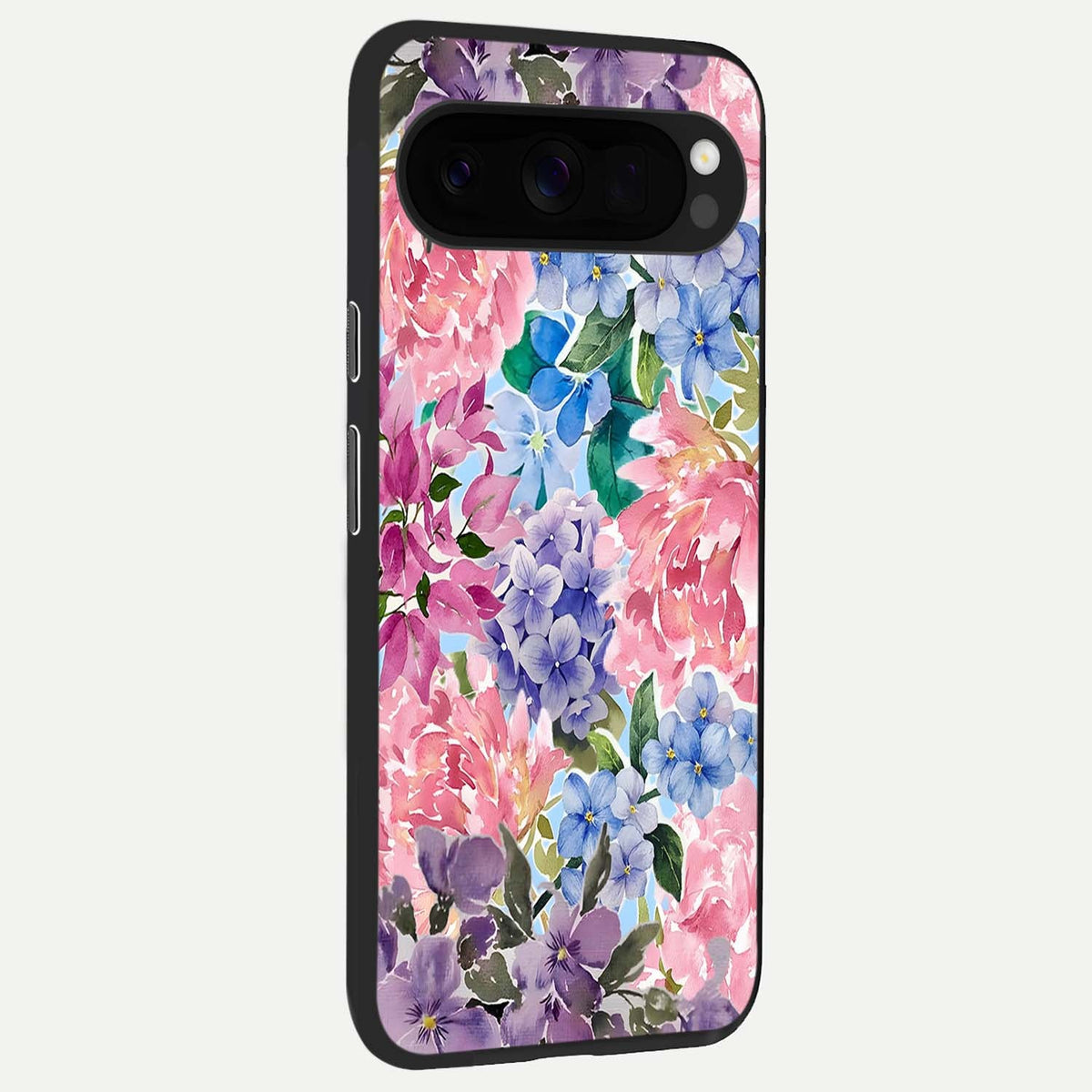  Pastel Floral Mix back cover For Google Pixel 10 Pro XL slim fit glass case with vibrant aesthetic design