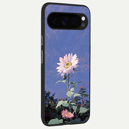  Pink Shells Outline back cover For Google Pixel 10 Pro XL slim fit glass case with vibrant aesthetic design
