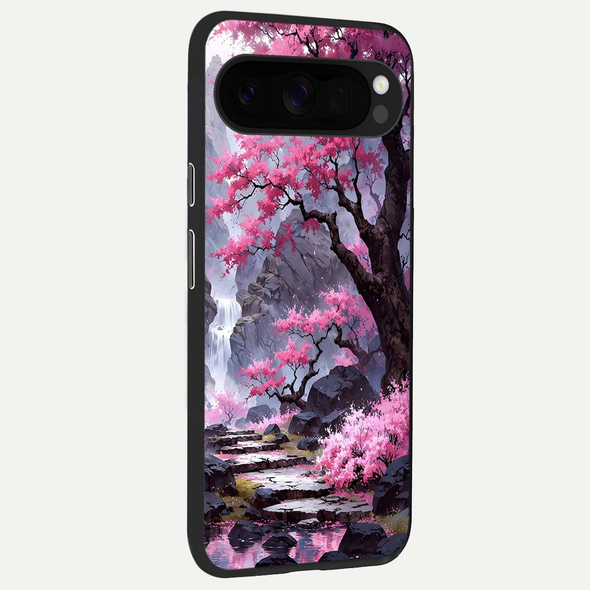  Pink Sunflower Glow back cover For Google Pixel 10 Pro XL slim fit glass case with vibrant aesthetic design