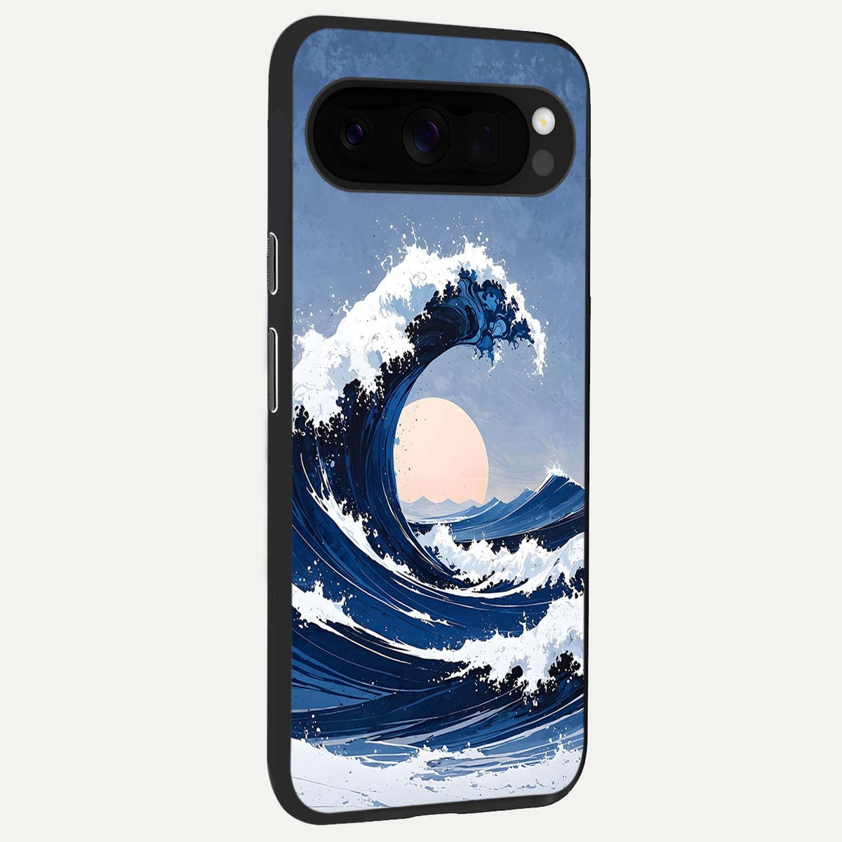  Rising Tide Power back cover For Google Pixel 10 Pro XL slim fit glass case with vibrant aesthetic design