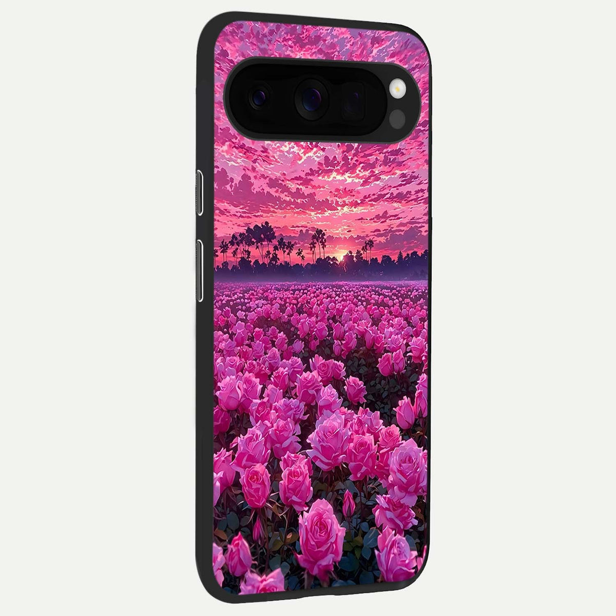  Rose Sunset Valley back cover For Google Pixel 10 Pro XL slim fit glass case with vibrant aesthetic design