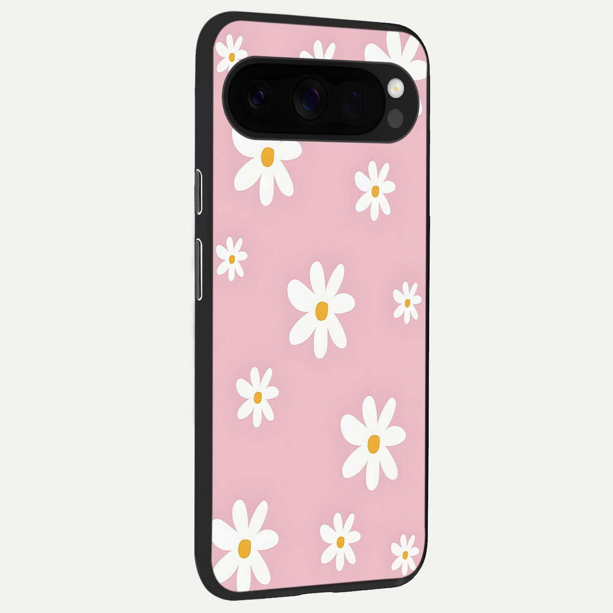  Soft Daisy Bliss back cover For Google Pixel 10 Pro XL slim fit glass case with vibrant aesthetic design