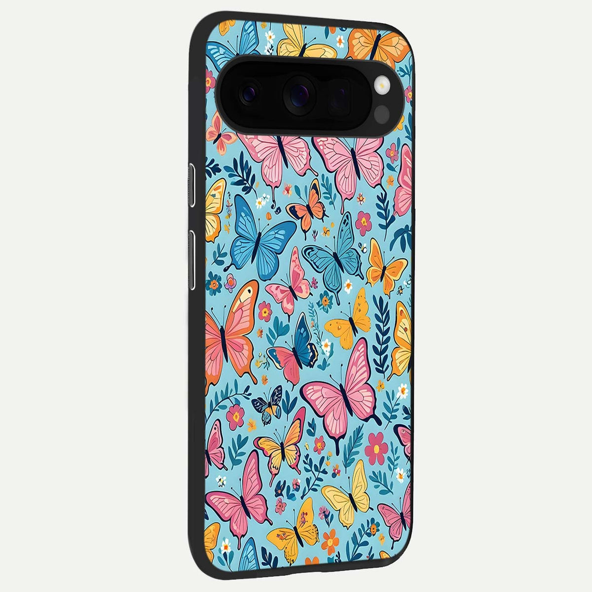  Spring Wing Garden back cover For Google Pixel 10 Pro XL slim fit glass case with vibrant aesthetic design
