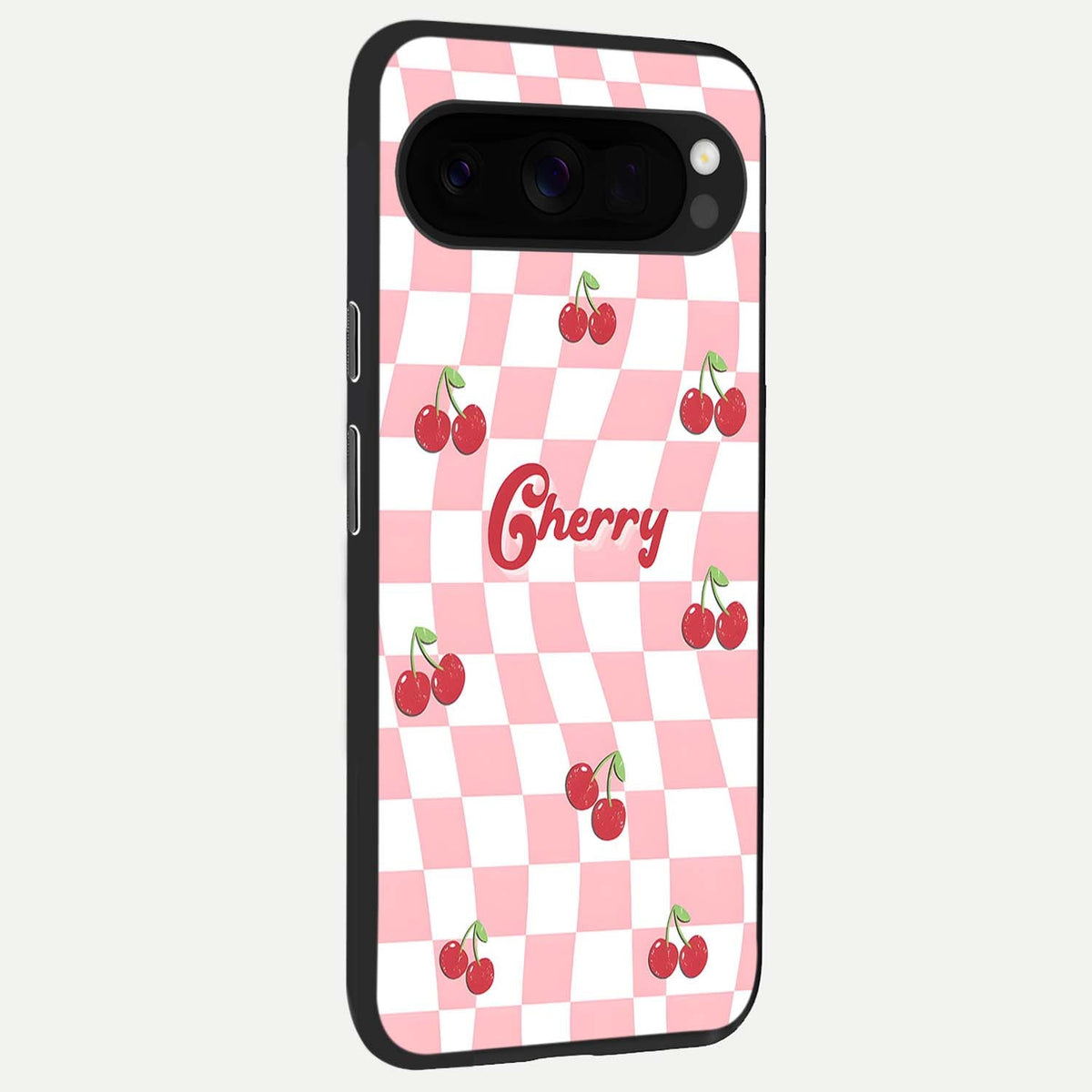  Sweet Cherry Vibes back cover For Google Pixel 10 Pro XL slim fit glass case with vibrant aesthetic design