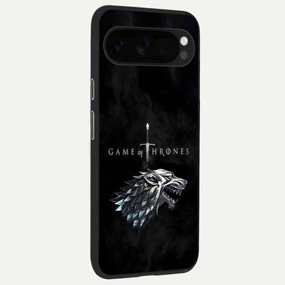  Throne Wolf Legacy back cover For Google Pixel 10 Pro XL slim fit glass case with vibrant aesthetic design